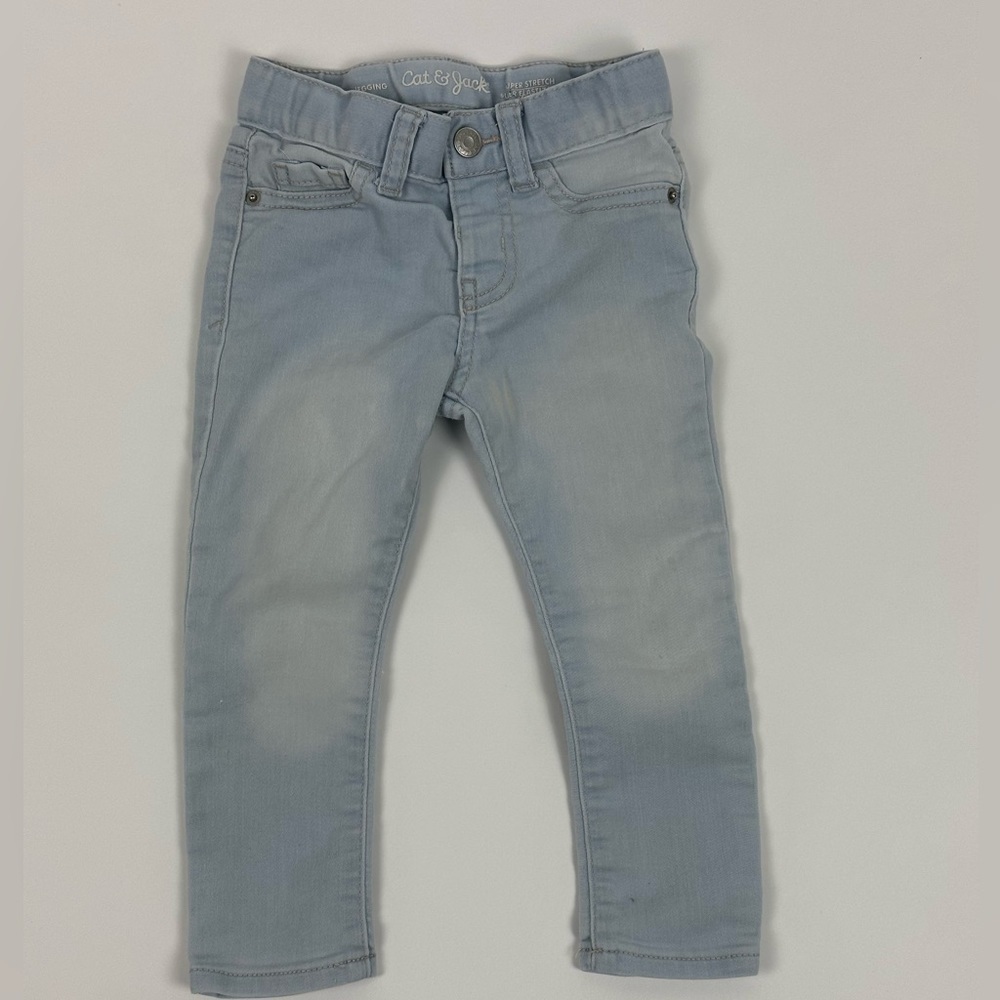 Toddler Girls Soft Mid Rise Super Stretch Jeggings